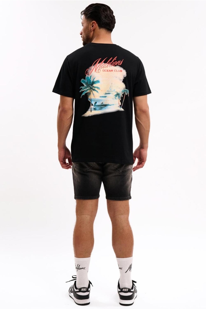 MEN YACHT T SHIRT MM1 HS25 57 900 BLACK